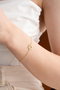 Heliophilia Silver Pulsera de Plata de Ley 925 con Recubrimiento de Oro y Circón
